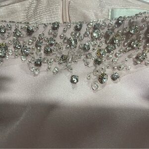 Cameron Blake light pink wedding dress!